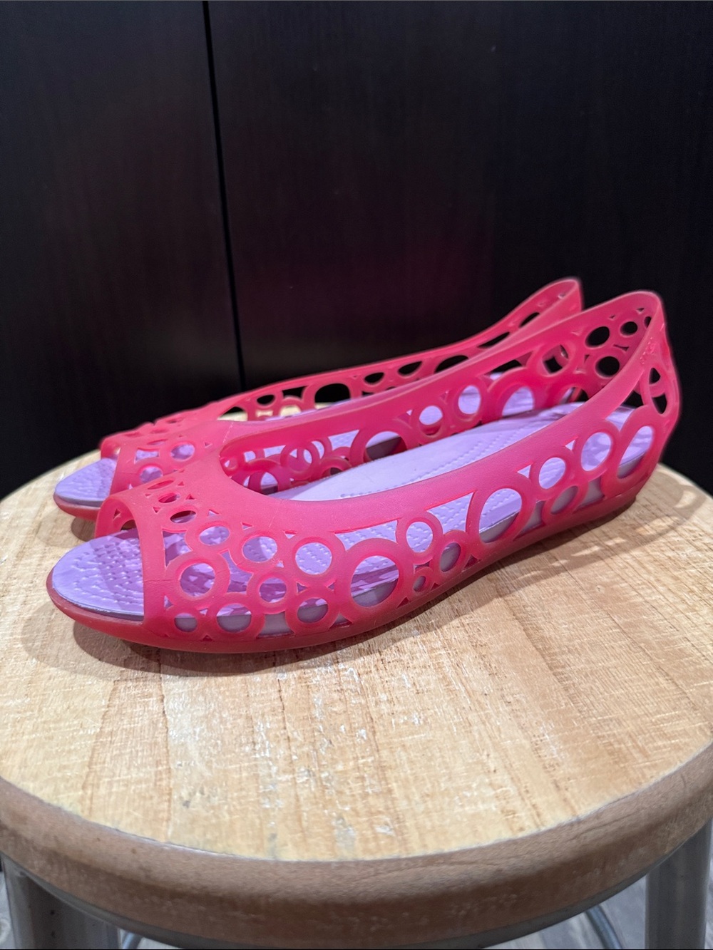Crocs Adrina Jelly Flats shoes